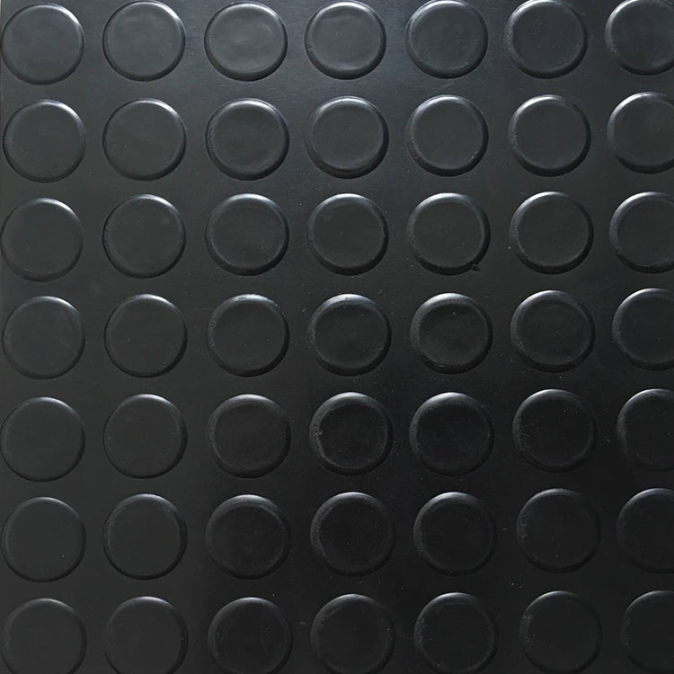 Heavy Duty Commercial Grade Anti-Slip Rubber Floor Matting - Coin Pattern