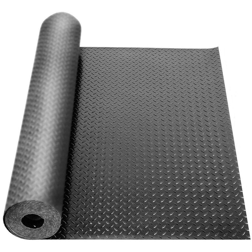 Heavy Duty Commercial Grade Anti-Slip Rubber Floor Matting - Checker Pattern