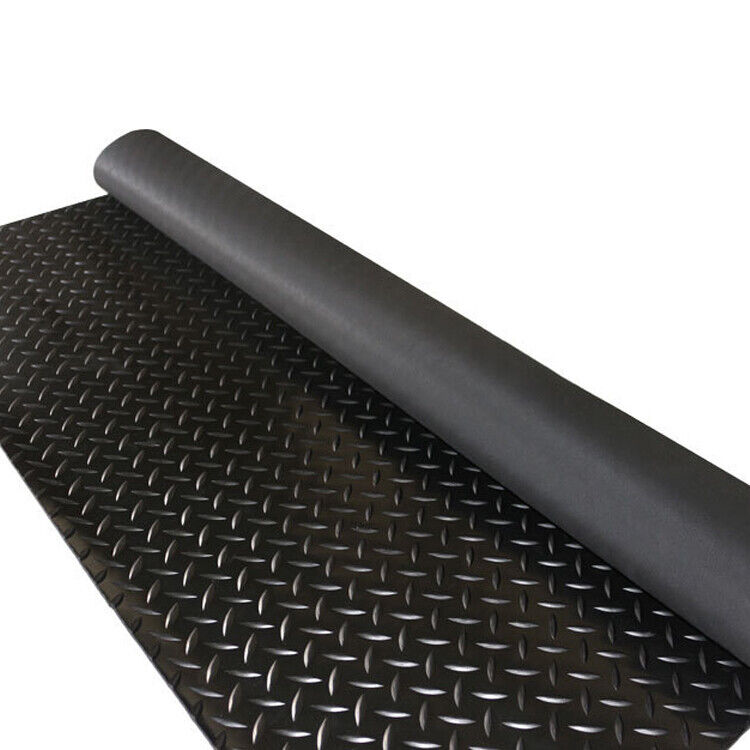 Heavy Duty Commercial Grade Anti-Slip Rubber Floor Matting - Checker Pattern