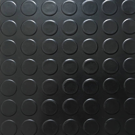 Heavy Duty Commercial Grade Anti-Slip Rubber Floor Matting - Coin Pattern