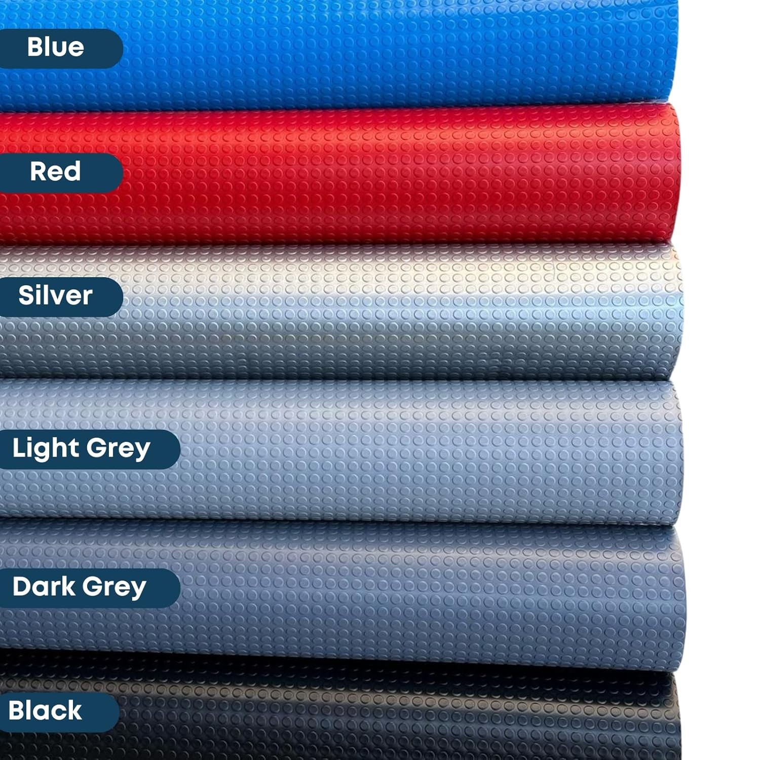 3MM Heavy Duty Silver Coin PVC Vinyl Non-Slip Floor Matting – RUGGEDIZED