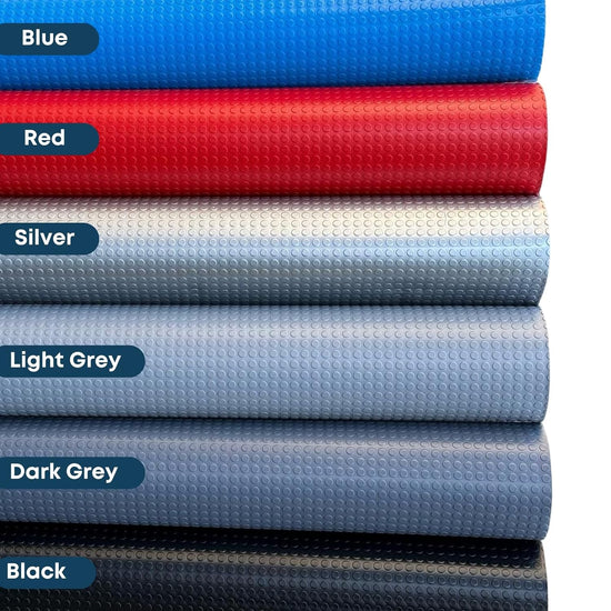 3mm Heavy Duty Silver PVC Vinyl Floor Matting - Coin Pattern
