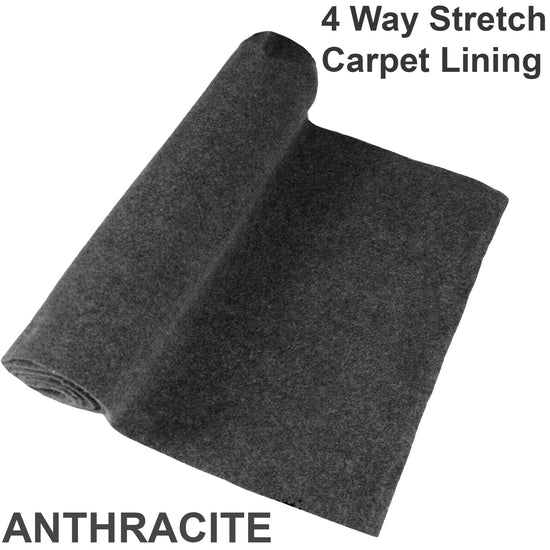 4 Way Stretch Camper Van Carpet Lining | Anthracite