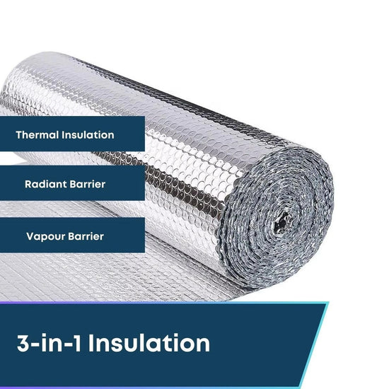 4mm Radiator Foil Insulation Roll | Reflective Heat Barrier